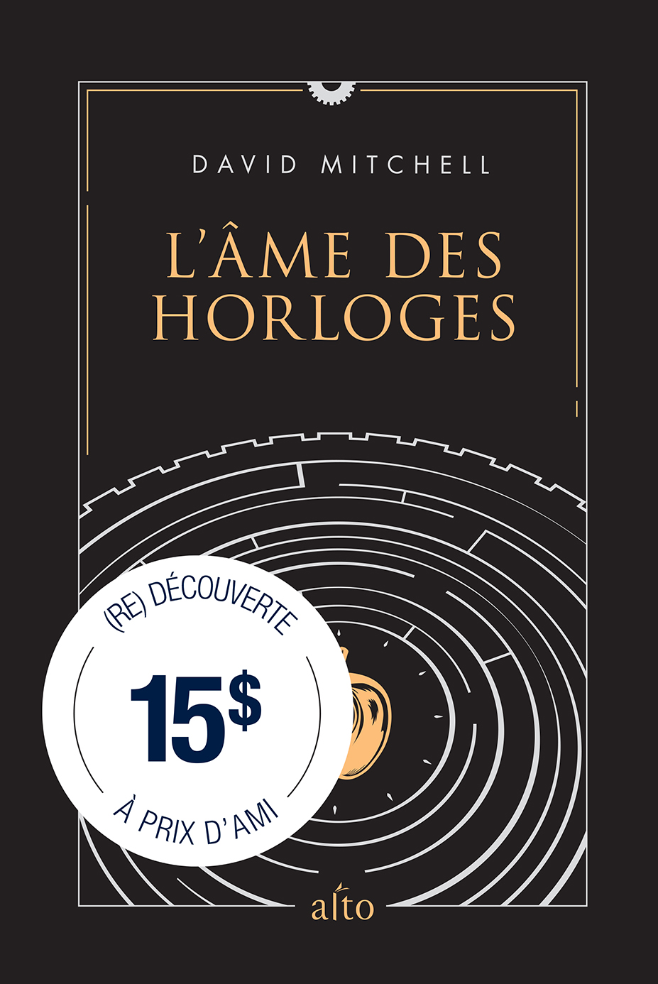 Couverture L'âme des horloges de David Mitchell