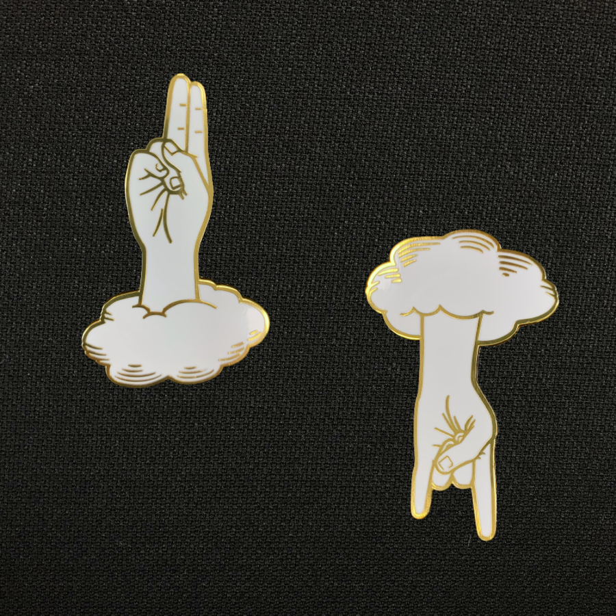 Duo d'épinglettes | Malenchantement de sainte Lucy | Nina Bunjevac